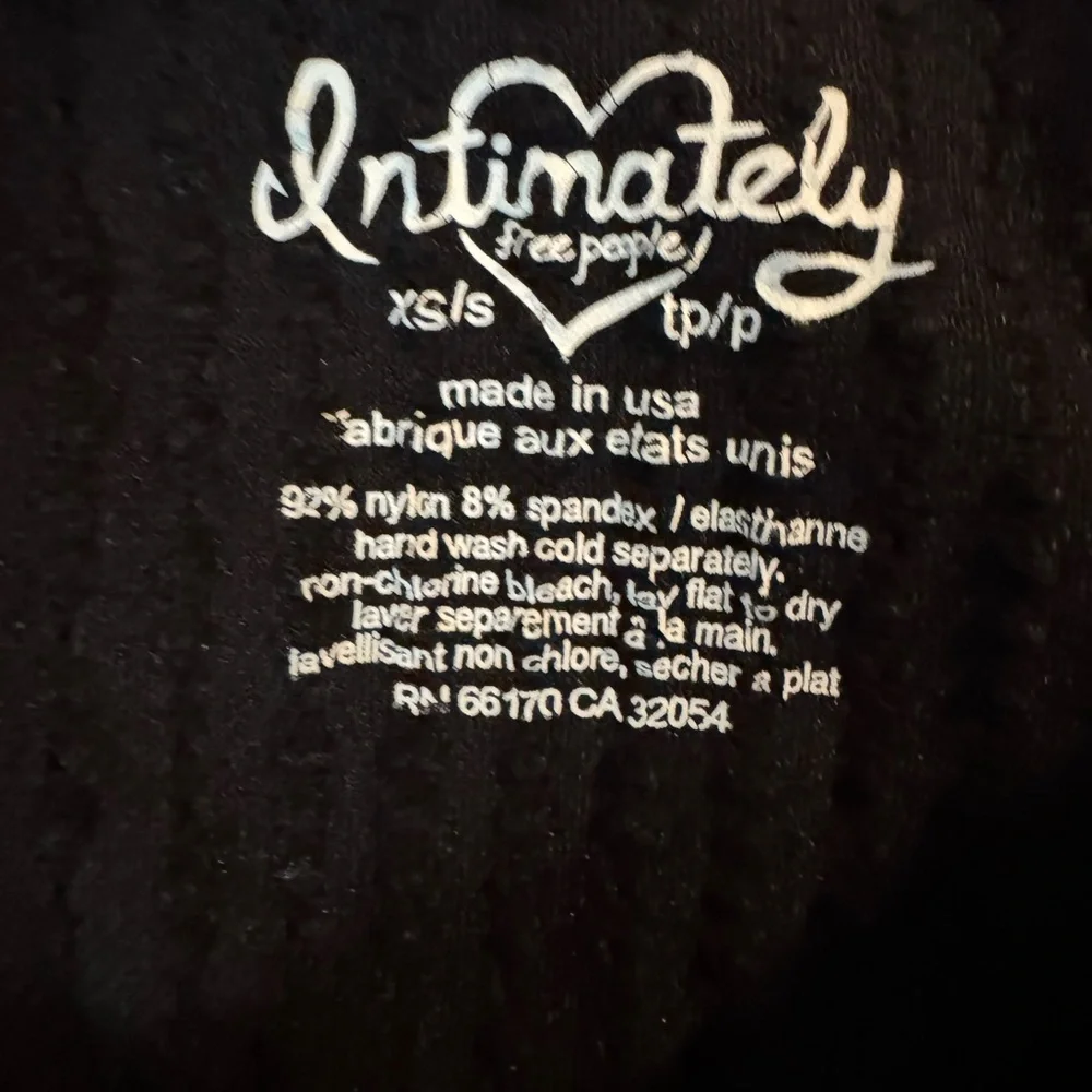 NWOT Free People Intimately Ribbed Tank Size XS/S